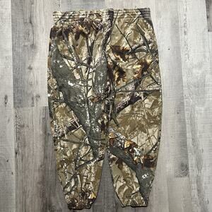 VTG Outfitters Ridge Realtree Camo Brown Camouflage Sweatpants Hunting Mens XL